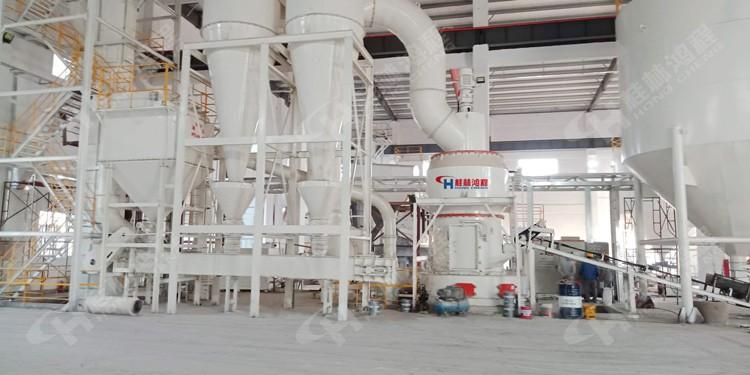 电厂粉石灰石设备hc大型摆式磨粉机 某垃圾焚烧发电厂脱硫石粉生产